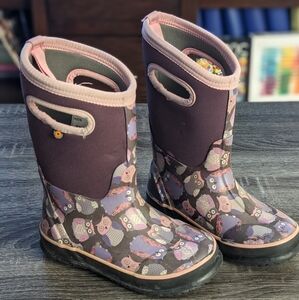 Kids Insulated Bogs Boots size 13